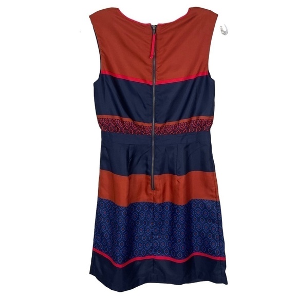 Loft Stripes & Mixed Print Sleeveless Dress - Picture 5 of 11